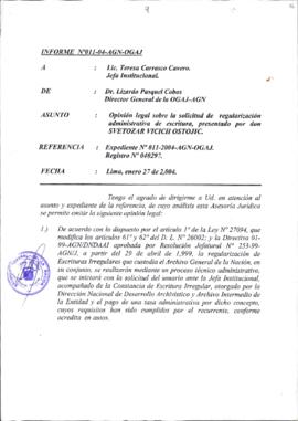 INFORME 009-2003-AGN-OGAJ