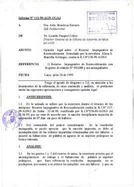 INFORME 111-99-AGN-OGAJ