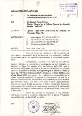 INFORME 080-2001-AGN-OGAJ