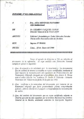 INFORME 011-2000-AGN-OGAJ