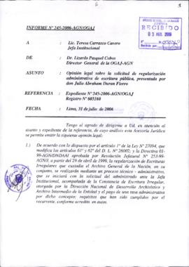 INFORME 245-2006-AGN/OGAJ