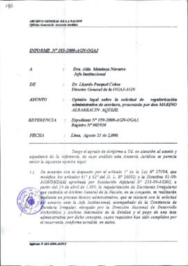 INFORME 185-2000-AGN-OGAJ