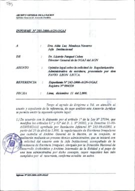 INFORME 285-2000-AGN-OGAJ