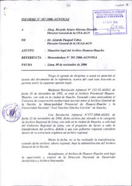 INFORME 387-2006-AGN/OGAJ