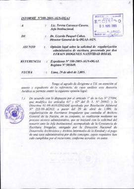 INFORME 100-2005-AGN-OGAJ
