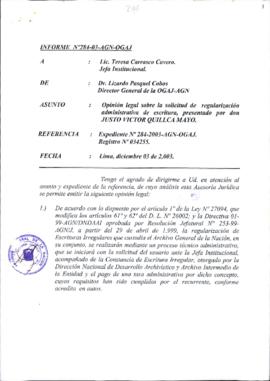 INFORME 284-2003-AGN-OGAJ