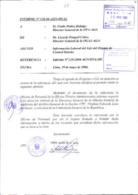 INFORME 136-2004-AGN-OGAJ
