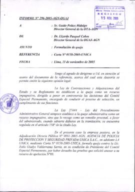 INFORME 296-2005-AGN-OGAJ