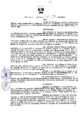 Resolución Jefatural N° 180-1990/AGN/J