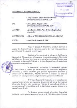 INFORME 362-2006-AGN/OGAJ