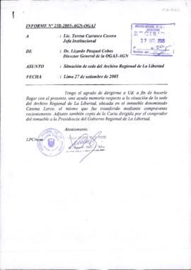 INFORME 238-2005-AGN-OGAJ