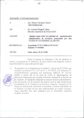 INFORME 075-2003-AGN-OGAJ