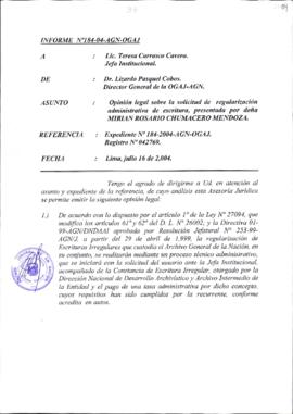 INFORME 184-2004-AGN-OGAJ