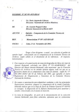 INFORME 267-2003-AGN-OGAJ