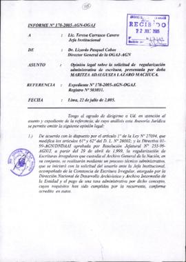 INFORME 170-2005-AGN-OGAJ