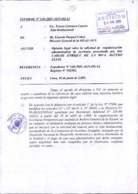 INFORME 140-2005-AGN-OGAJ
