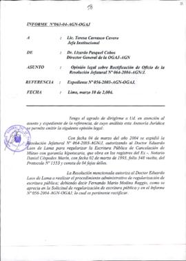 INFORME 066-A-2003-AGN-OGAJ