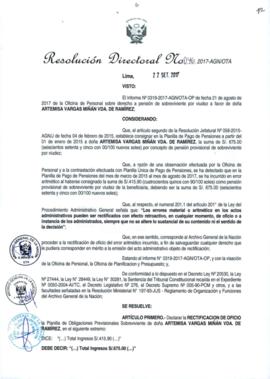 Resolución Directoral N° 046-2017-AGN/OTA