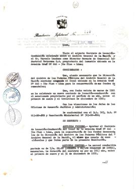 Resolución Jefatural N° 110-1991/AGN/J