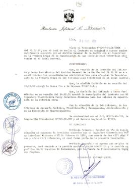 Resolución Jefatural N° 096-1991/AGN/J