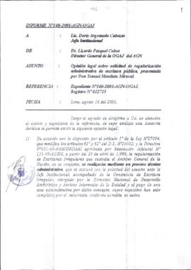 INFORME 140-2001-AGN-OGAJ