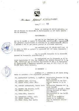 Resolución Jefatural N° 241-1991/AGN/J