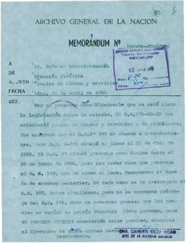 MEMORANDUM 150-86-JOAJ/AGN
