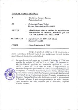 INFORME 286-2003-AGN-OGAJ