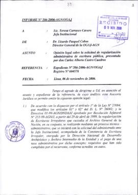 INFORME 386-2006-AGN/OGAJ