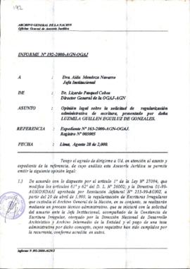 INFORME 192-2000-AGN-OGAJ