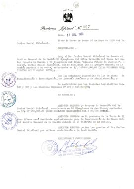 Resolución Jefatural N° 097-1990/AGN/J