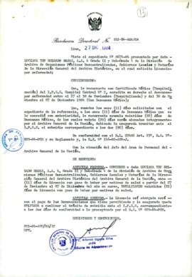 Resolución Directoral N° 102-84-AGN/OA
