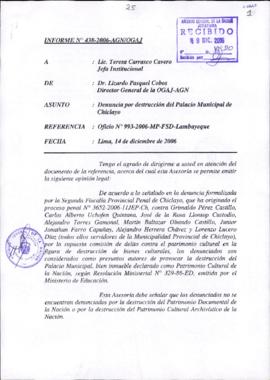 INFORME 438-2006-AGN/OGAJ