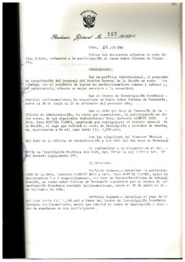 Resolución Jefatural N° 107-1986/AGN/J