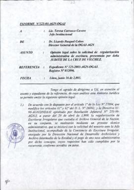 INFORME 125-2003-AGN-OGAJ