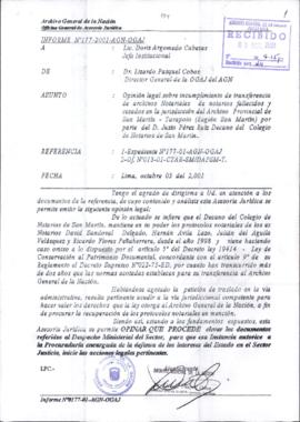 INFORME 177-2001-AGN-OGAJ