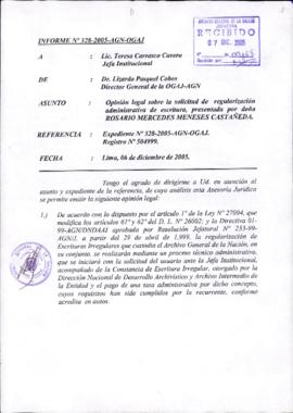 INFORME 328-2005-AGN-OGAJ