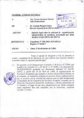 INFORME 308-2004-AGN-OGAJ