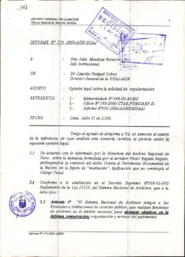 INFORME 174-2000-AGN-OGAJ