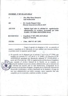 INFORME 087-02-AGN-OGAJ