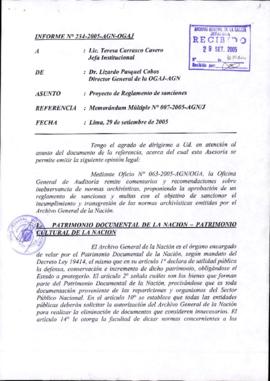 INFORME 234-2005-AGN-OGAJ
