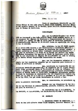 Resolución Jefatural N° 059-1986/AGN/J