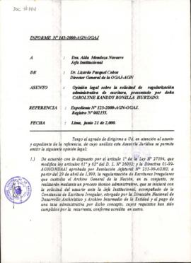 INFORME 143-2000-AGN-OGAJ