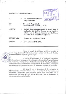 INFORME 205-2003-AGN-OGAJ