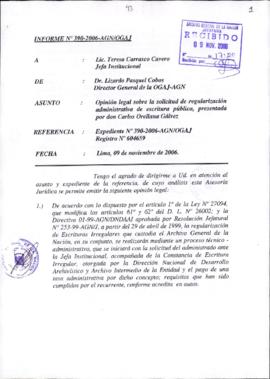 INFORME 390-2006-AGN/OGAJ