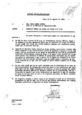 INFORME S/N-90-AGN-AASA-ALM