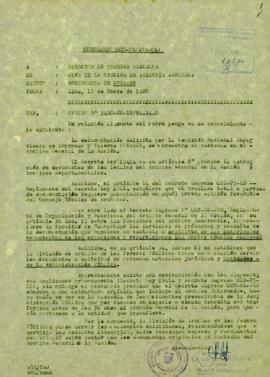 MEMORANDUM 007-89-AGN/JOAJ