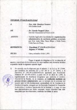INFORME 164-99-AGN-OGAJ