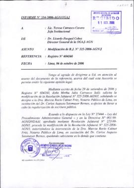 INFORME 334-2006-AGN/OGAJ