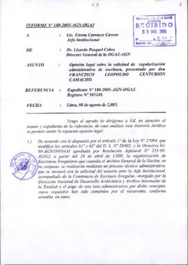INFORME 180-2005-AGN-OGAJ